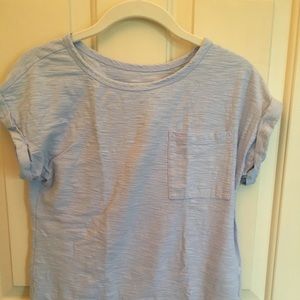 Light Blue Short Sleeve Top